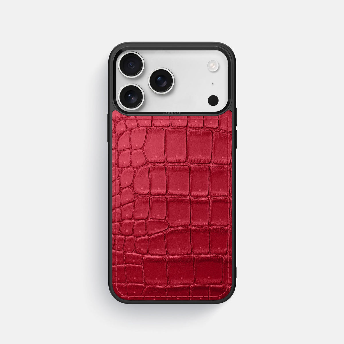 Sport Case For iPhone 18 Pro Max In Porosus Crocodile -1 | Burgundy