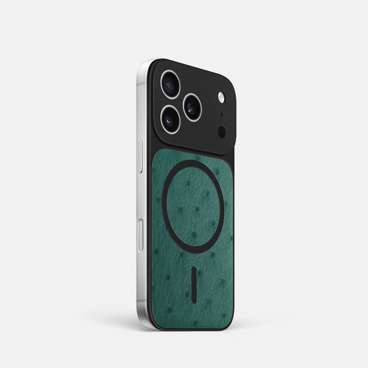 MagSafe Mask For iPhone 17 Pro In Ostrich -2 | Forest-Green