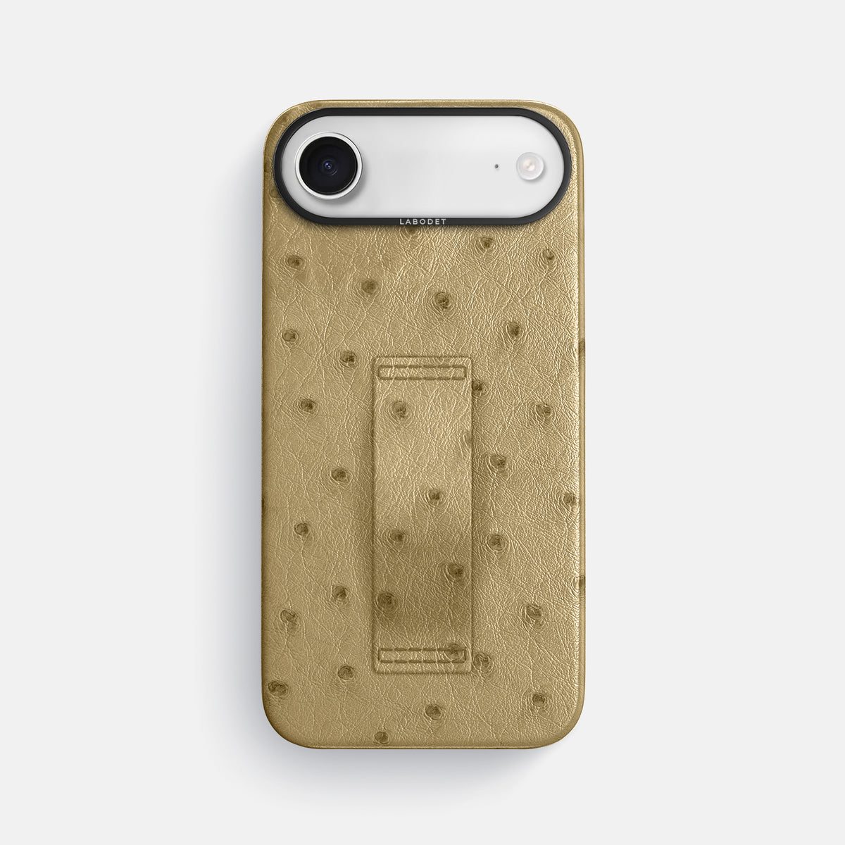Finger Case For iPhone 17 Air In Ostrich -1 | Desert-Sand-Black