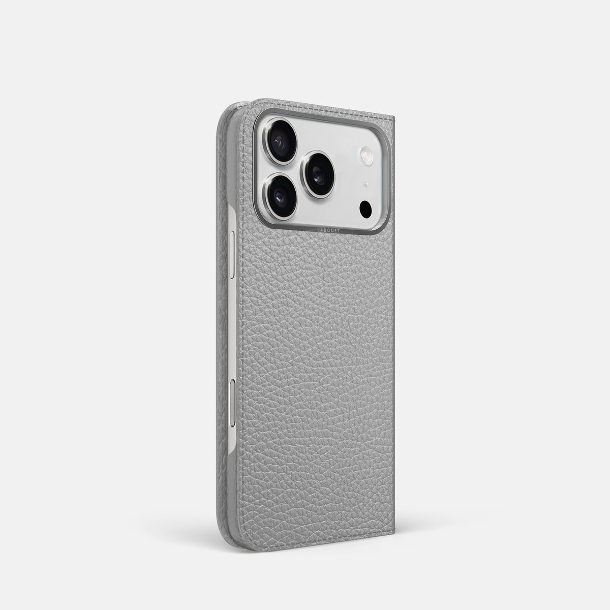 Folio Case For iPhone 17 Pro In Calf -1 | Nuage-Steel