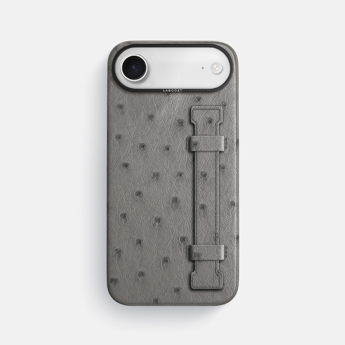 Handle Case For iPhone 17 Air In Ostrich -1 | Grey-Black