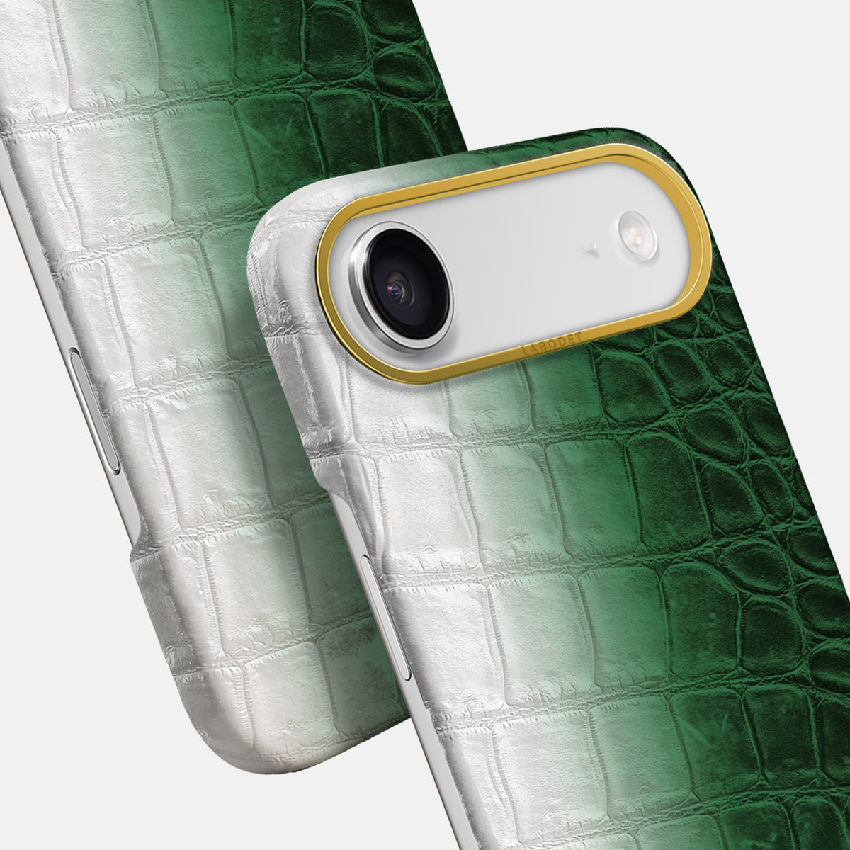 Classic Case For iPhone 17 Air In Himalayan Crocodile -5 | Green-Gold
