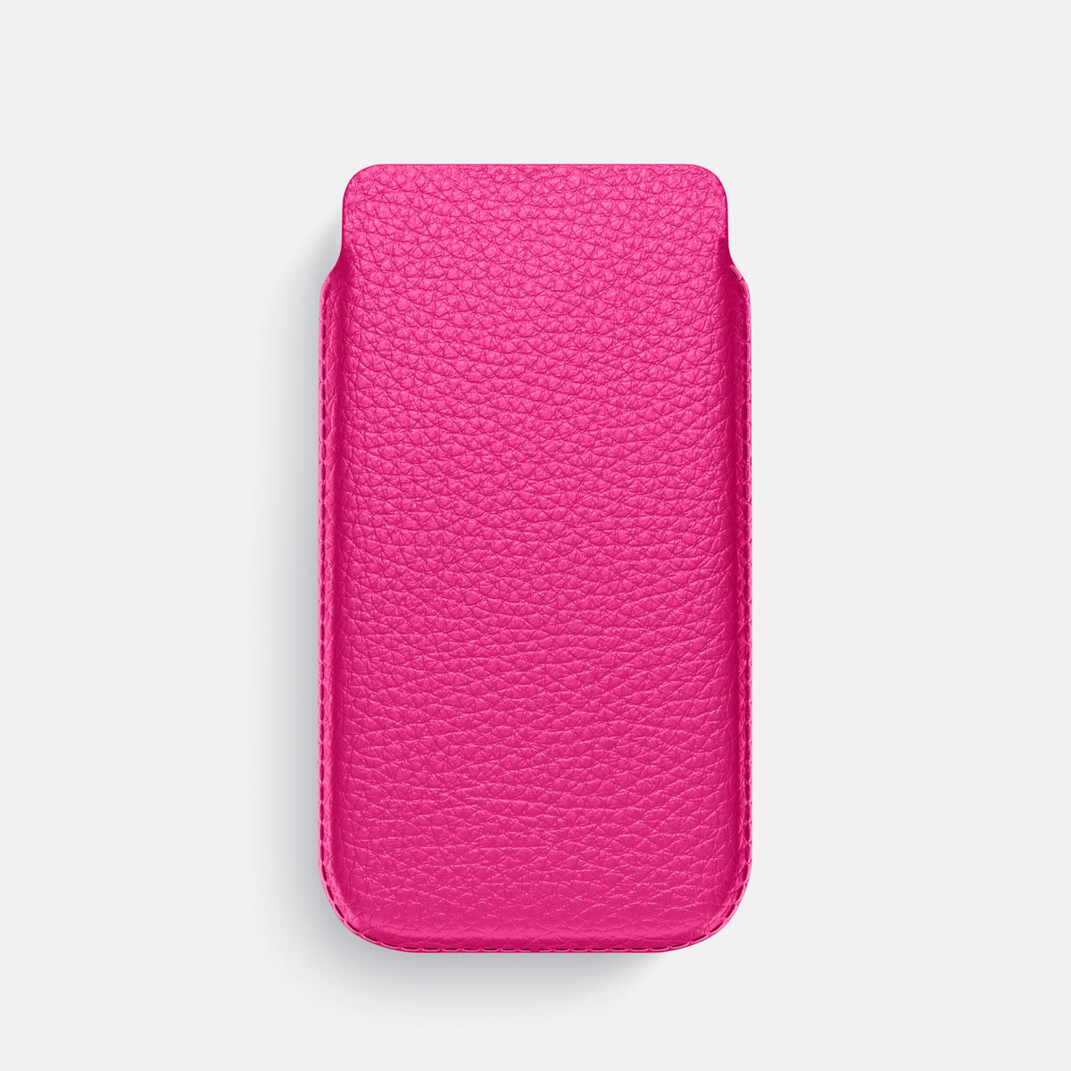 Pouch Case For iPhone 18 Pro In Calf -1 | Magenta