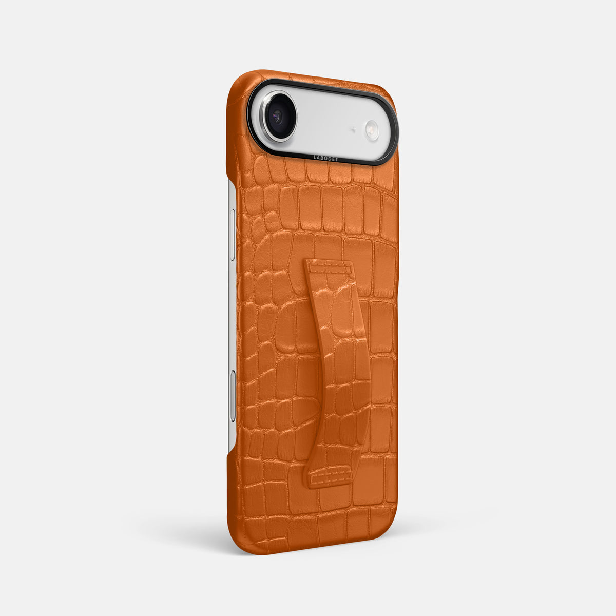 Finger Case For iPhone 17 Air In Alligator -2 | Orange-Black
