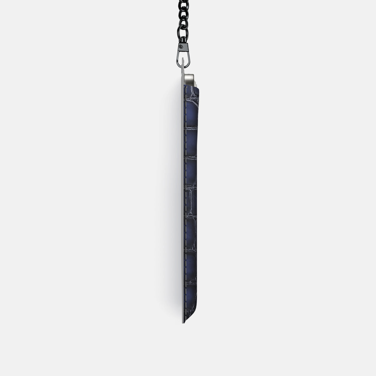 Crossbody Bag For iPhone 17 Pro In Patina Alligator -4 | Havana-Blue-Black