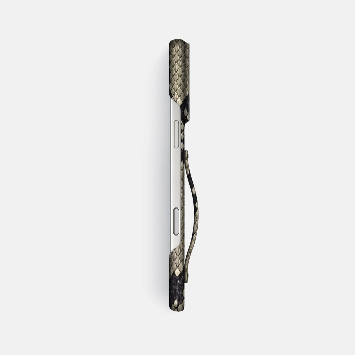 Finger Case For iPhone 18 Pro Max In Deluxe Python -3 | Savannah-Steel