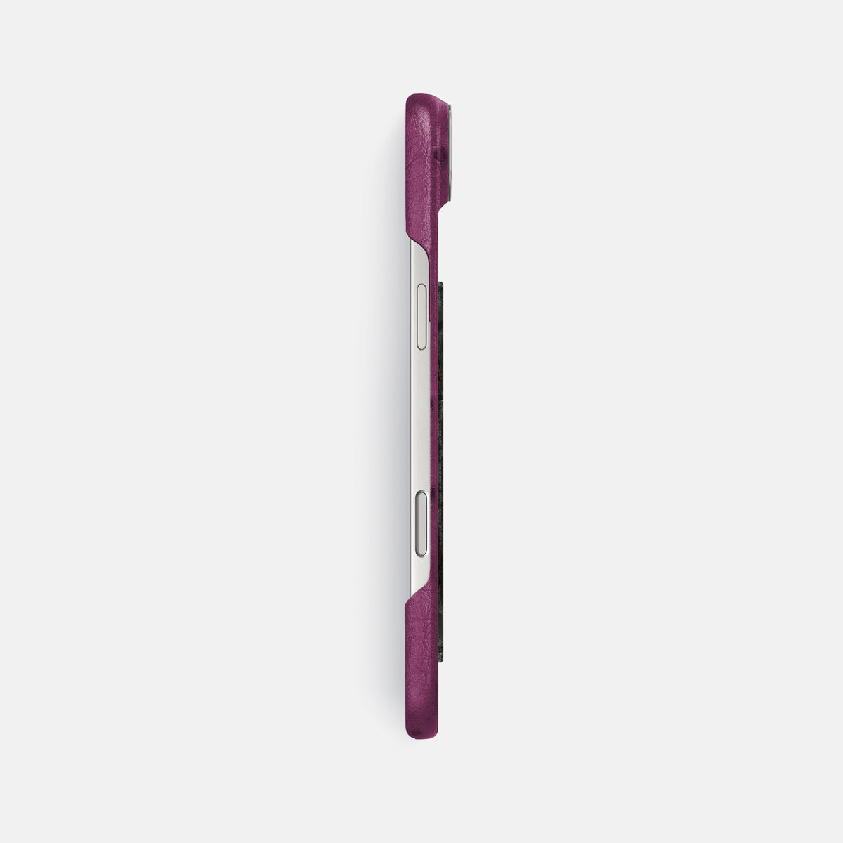 Classic Case With Carbon Dragon For iPhone 17 Air In Ostrich -3 | Purple-Steel