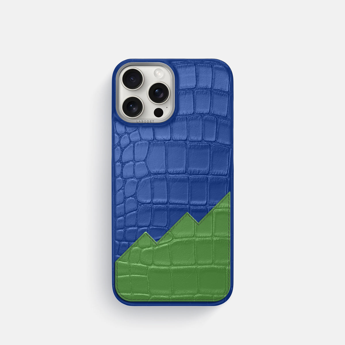 Classic Case With UpOnly For iPhone 16 Pro In Alligator -1 | Royal-Blue-Steel