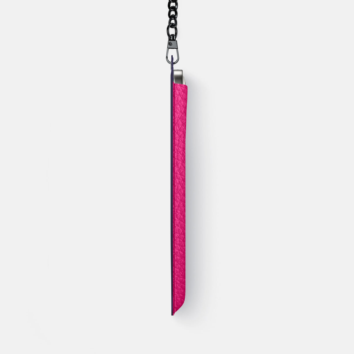 Crossbody Bag For iPhone 18 Pro Max In Calf -4 | Magenta-Black