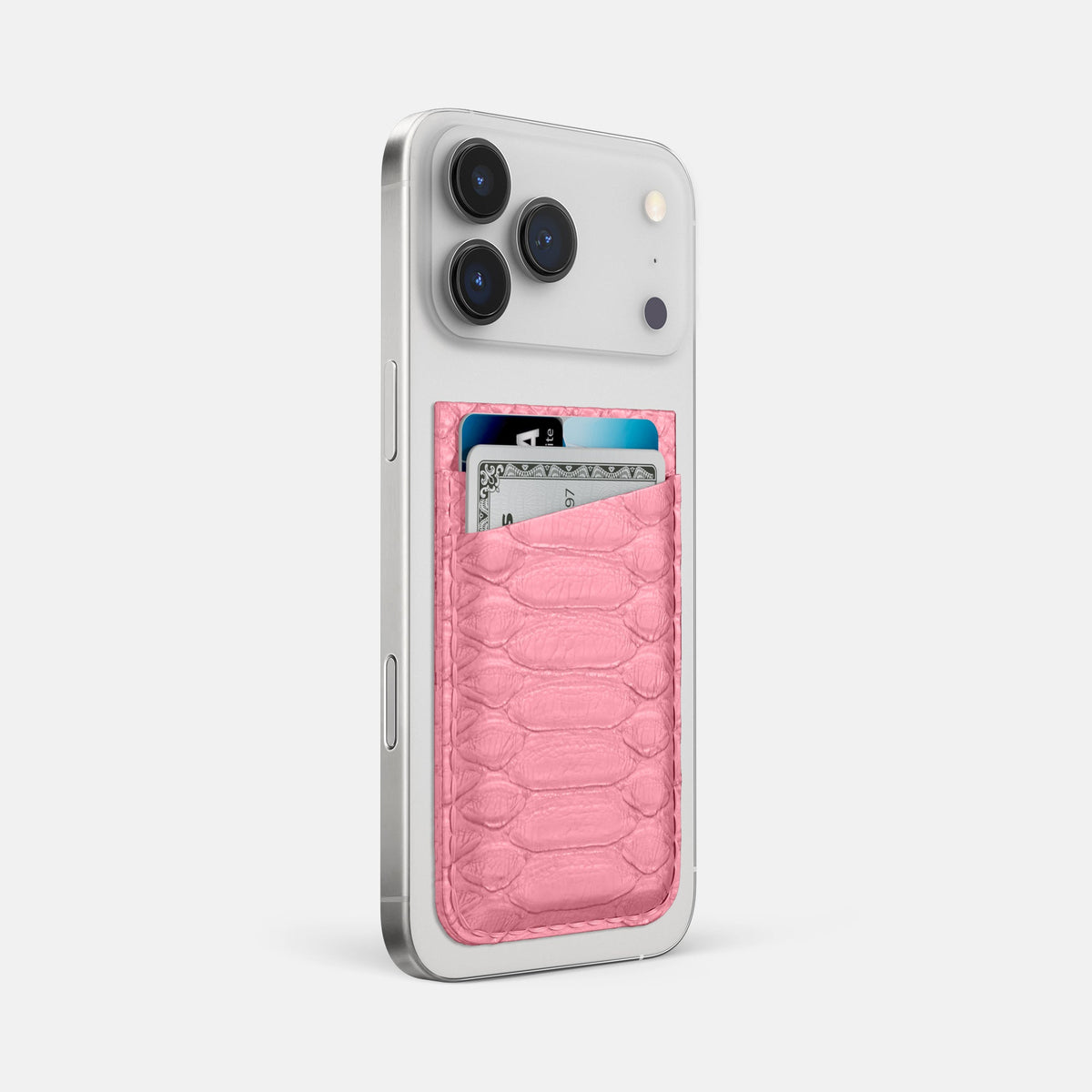 MagSafe Wallet For iPhone 18 Pro Max In Python -2 | Pink