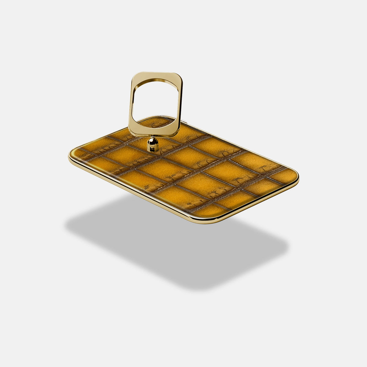 MagSafe Ring For iPhone 18 Pro In Patina Alligator -4 | Sydney-Gold