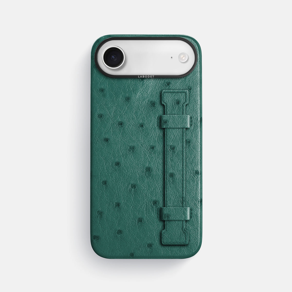 Handle Case For iPhone 17 Air In Ostrich -1 | Forest-Green-Black
