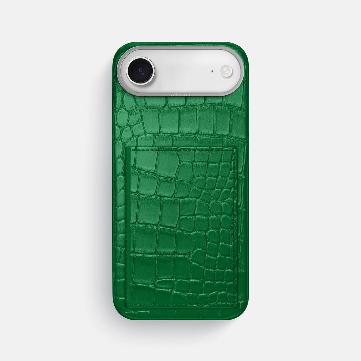 Bi-Fold Case For iPhone 17 Air In Alligator -1 | Forest-Green-Steel