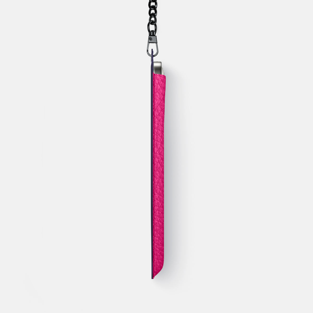 Crossbody Bag For iPhone 17 Pro Max In Calf -4 | Magenta-Black