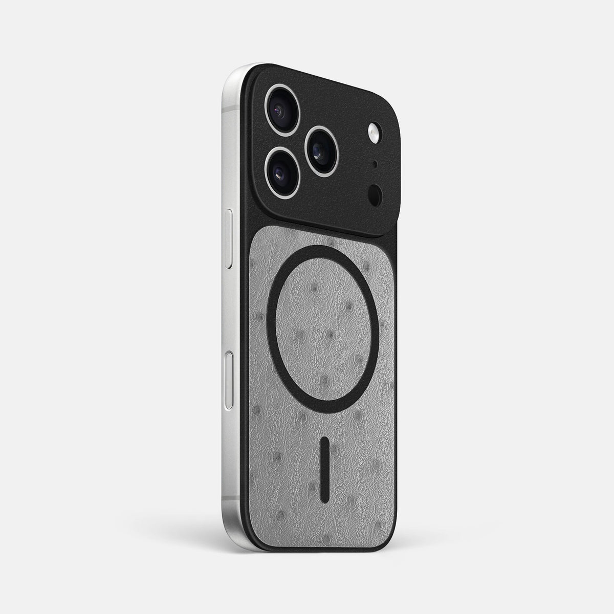 MagSafe Mask For iPhone 18 Pro Max In Ostrich -2 | Silver