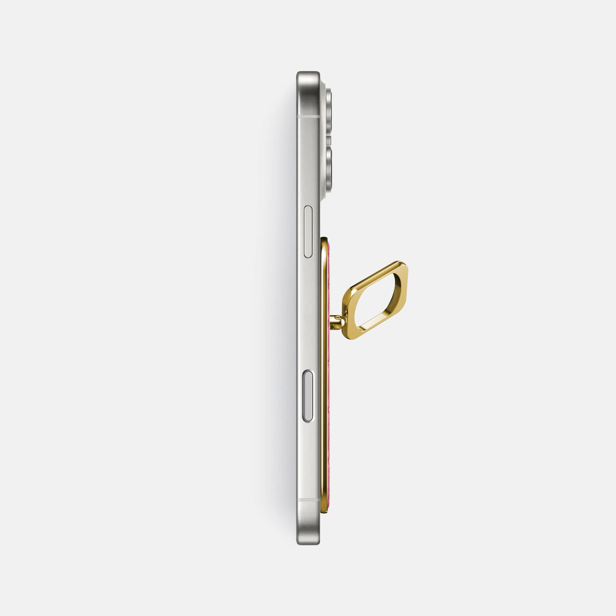 MagSafe Ring For iPhone 18 Pro Max In Calf -3 | Pink-Gold