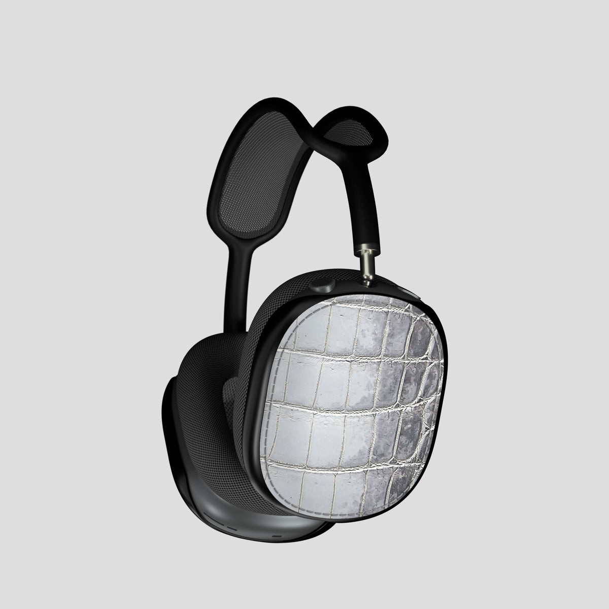 Shells For AirPods Max In Himalayan Crocodile -2 | Silver