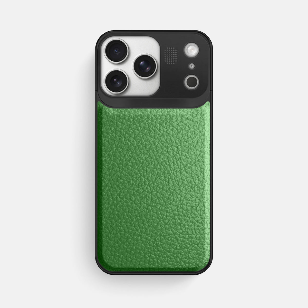 Metal Case For iPhone 17 Pro Max In Calf -1 | Herb-Black