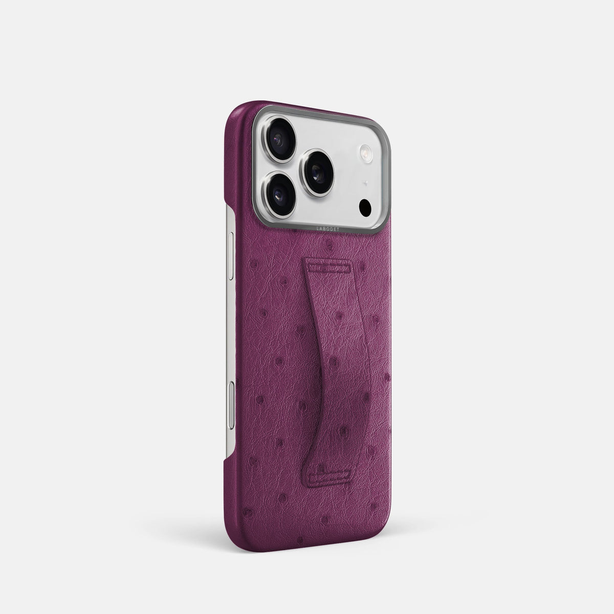 Finger Case For iPhone 18 Pro In Ostrich -2 | Purple-Steel