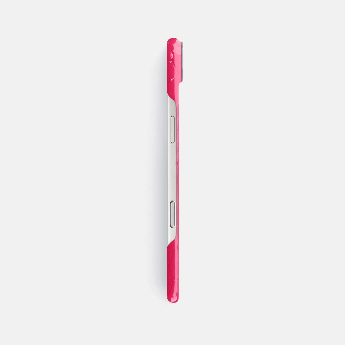 Classic Case For iPhone 17 Air In Shiny Alligator -3 | Pink-Panther-Steel