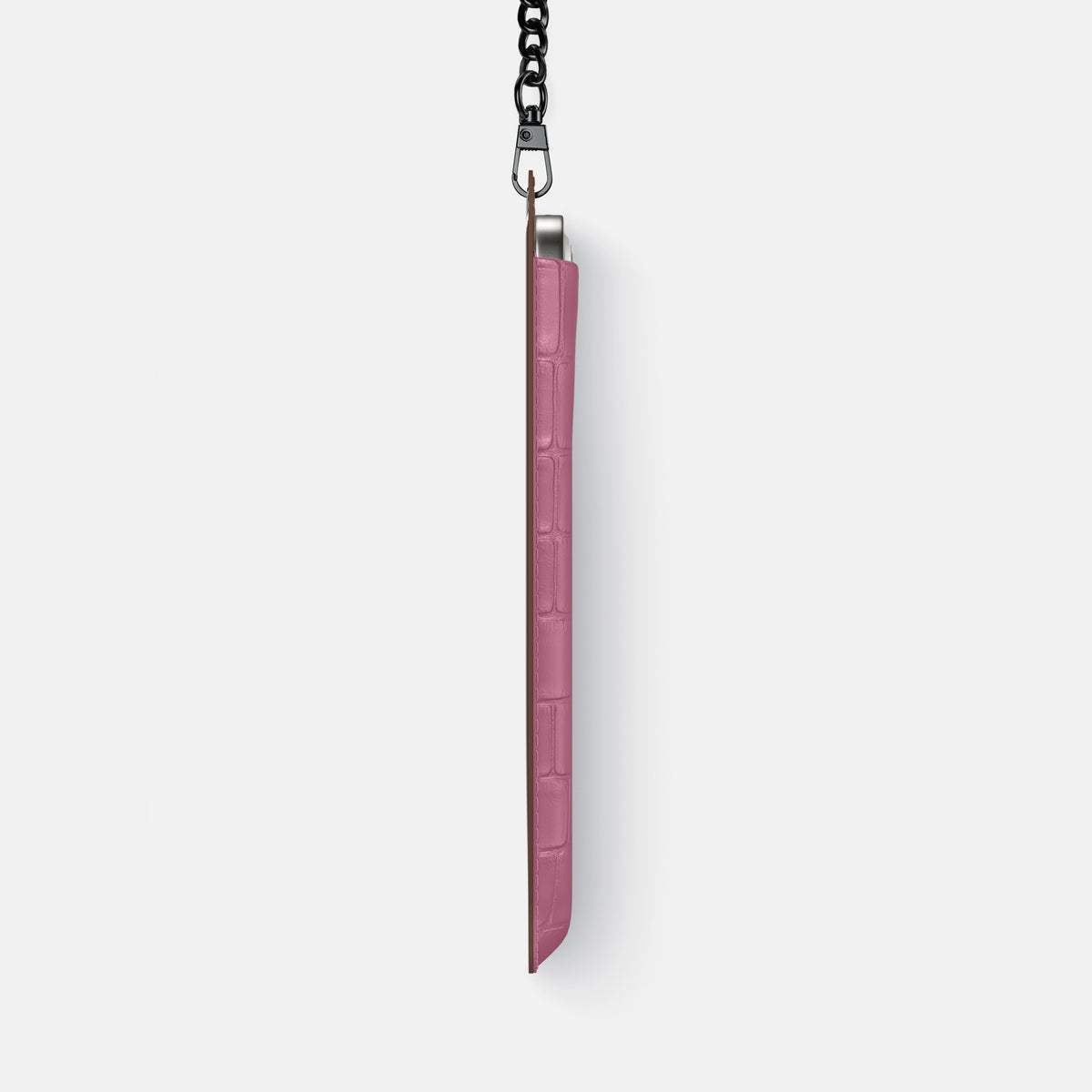 Crossbody Bag For iPhone 17 Pro In Alligator -4 | Pink-Lagoon-Black