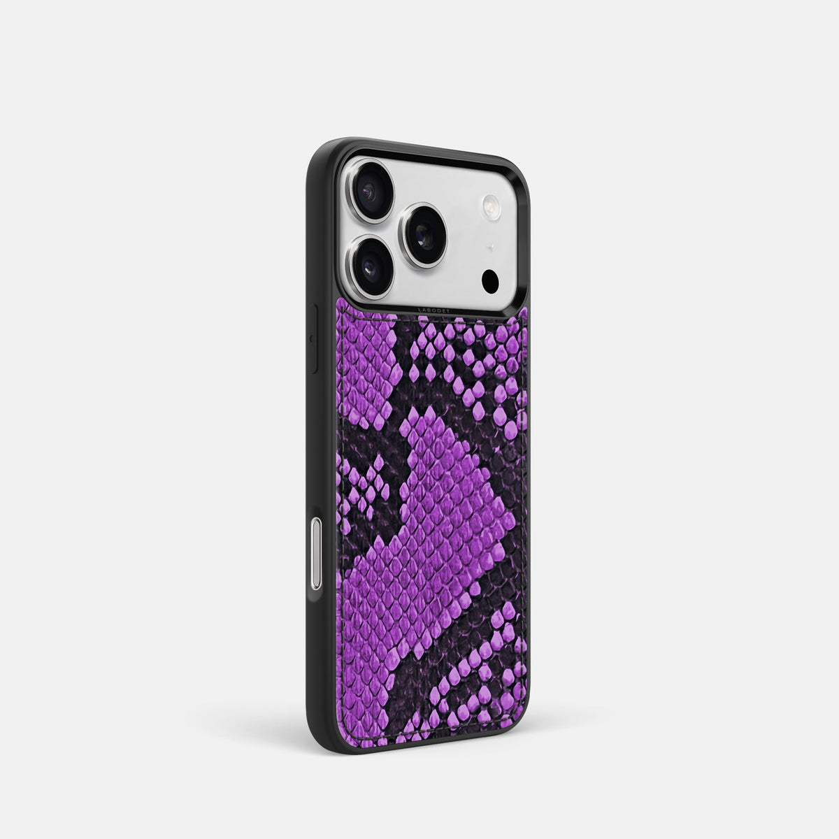 Sport Case For iPhone 18 Pro In Deluxe Python -2 | Purple