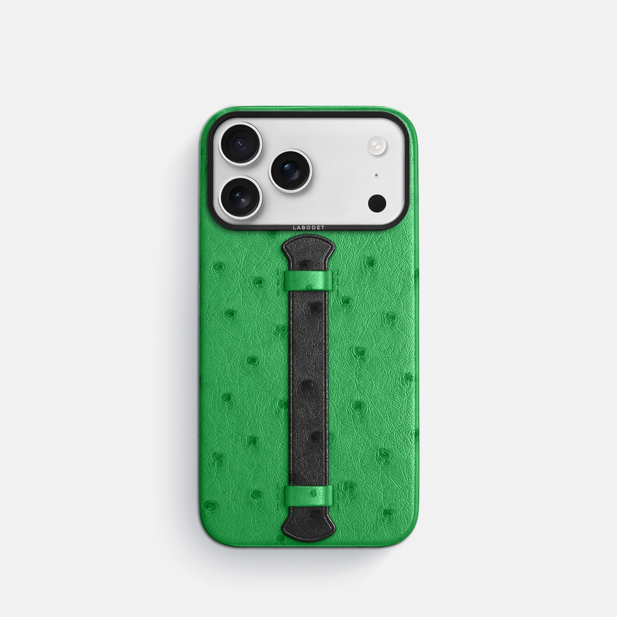 Center Handle Coloré For iPhone 17 Pro In Ostrich -1 | Kentucky-Green-Black