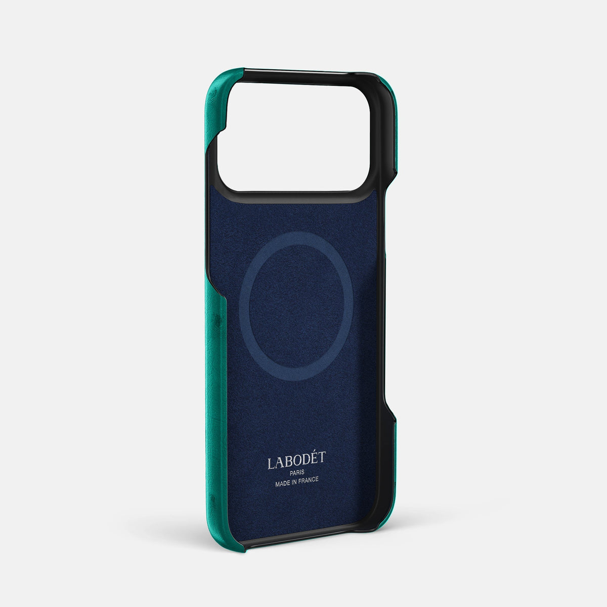 Slim Card Case For iPhone 18 Pro Max In Ostrich -4 | Turquoise