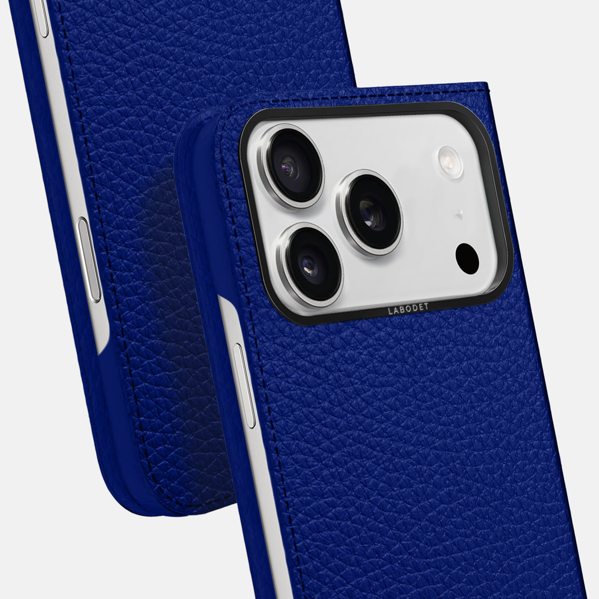 Folio Case For iPhone 17 Pro In Calf -5 | Royal-Blue-Black