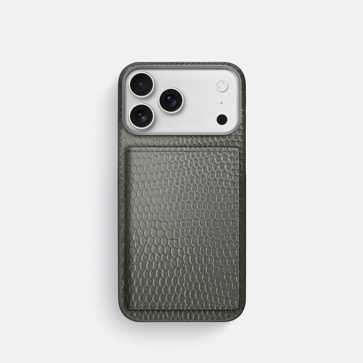 Bi-Fold Case For iPhone 17 Pro In Lizard -1 | Grey-Steel