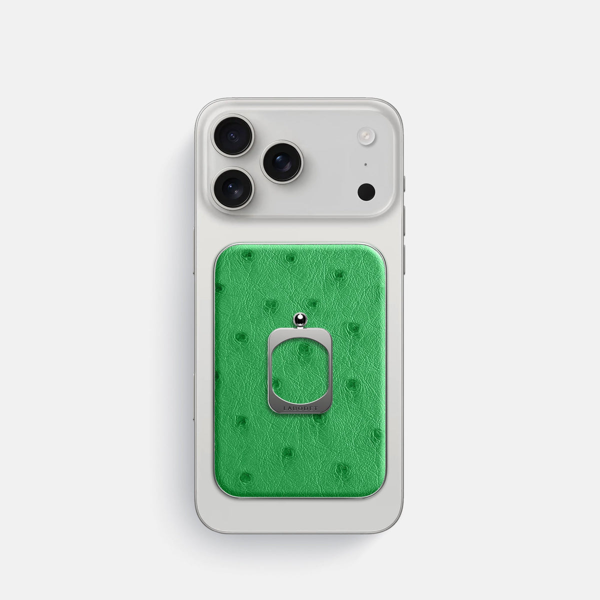 MagSafe Ring For iPhone 18 Pro In Ostrich -2 | Kentucky-Green-Steel