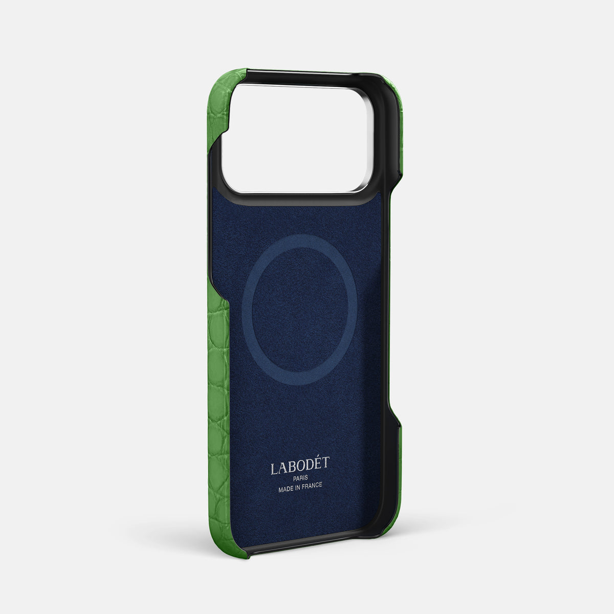 Finger Case For iPhone 17 Pro Max In Alligator -4 | Apple-Green-Steel