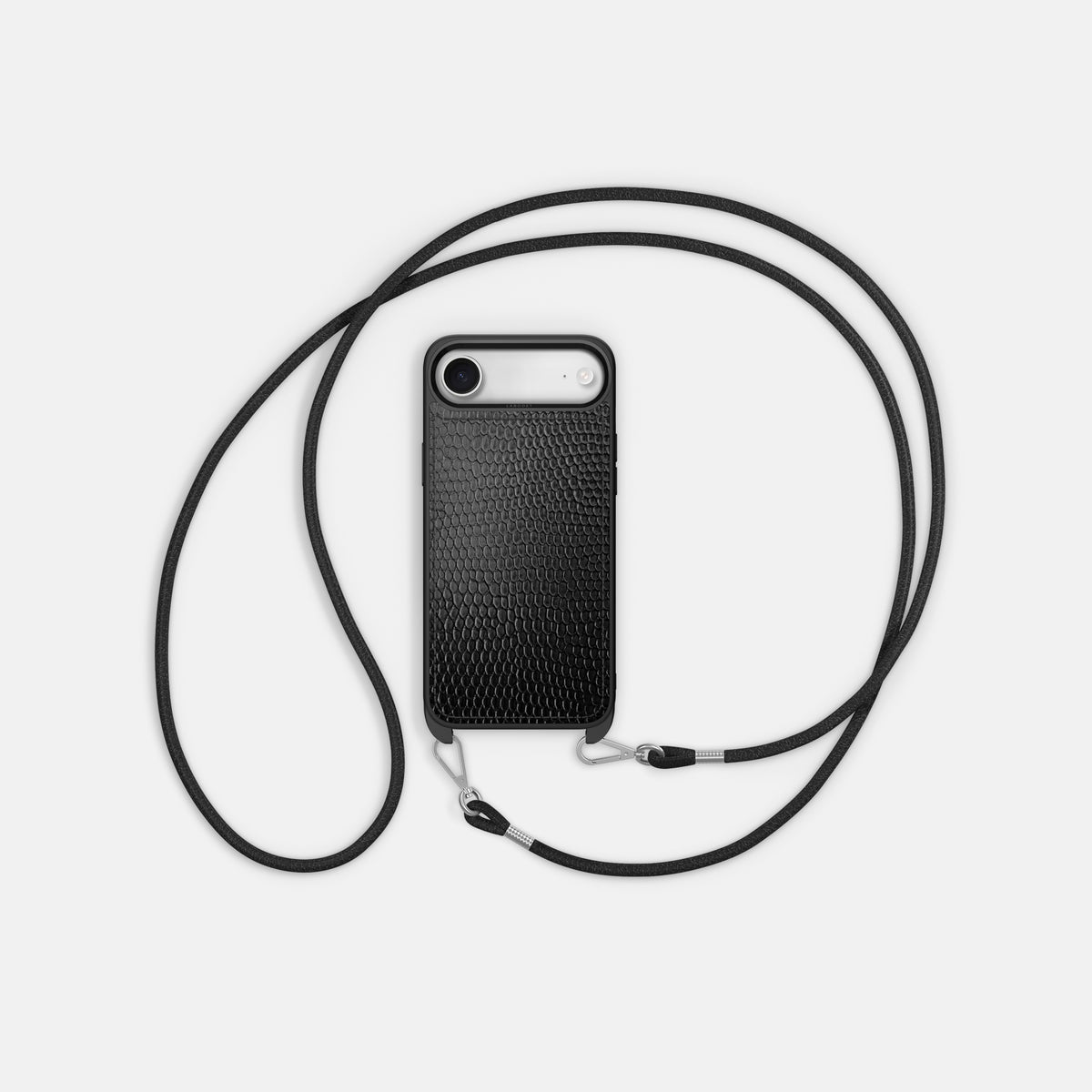 Crossbody Sport Case For iPhone 17 Air In Lizard -5 | Black