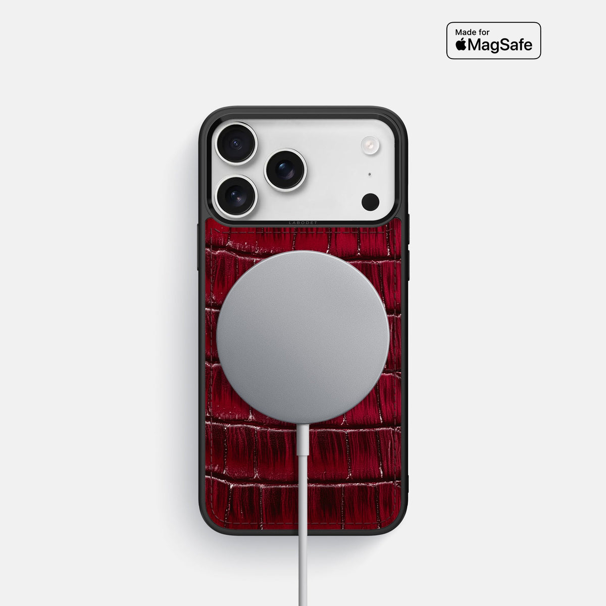 Sport Case For iPhone 18 Pro In Patina Alligator -5 | Havana-Burgundy