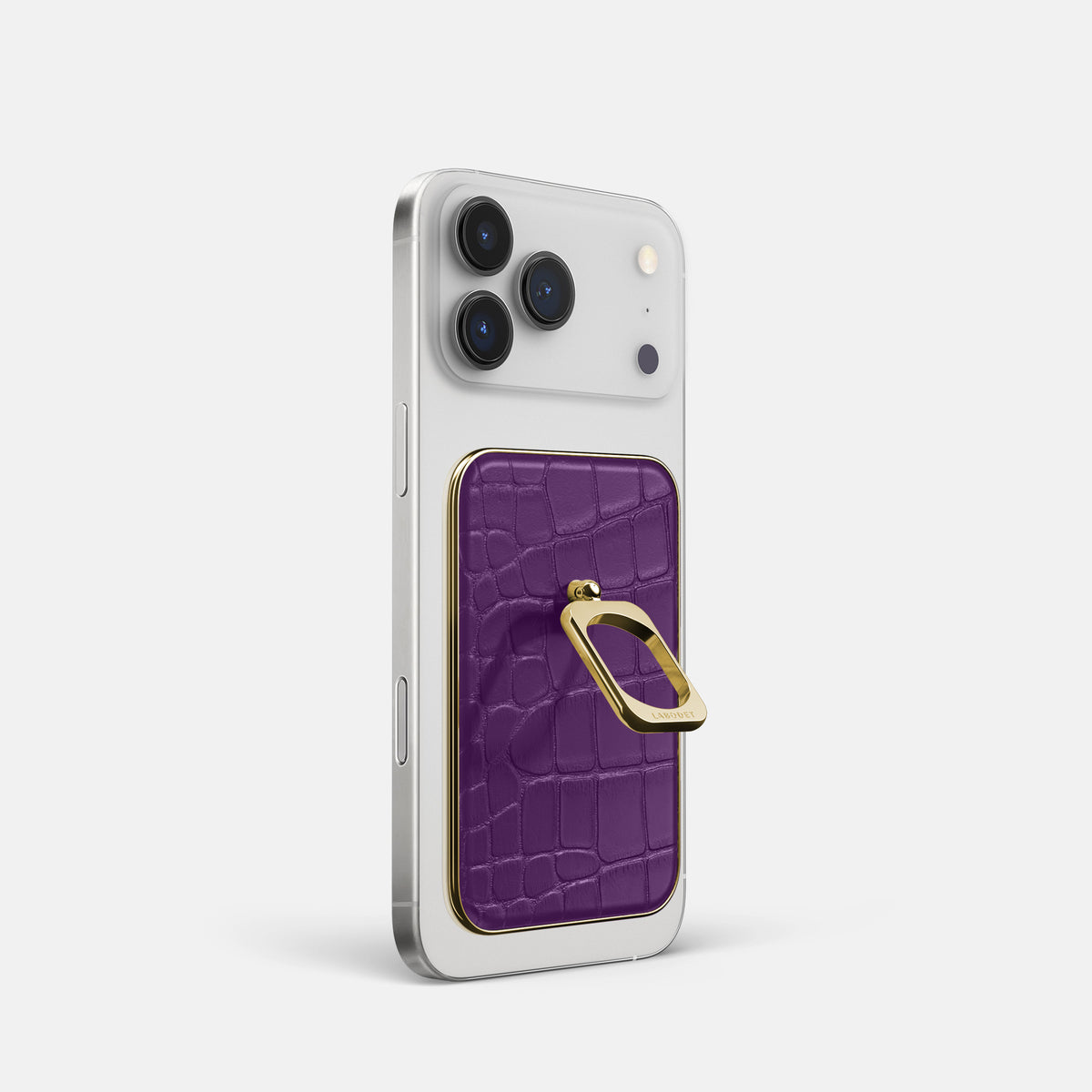 MagSafe Ring For iPhone 17 Pro In Alligator -2 | Purple-Gold