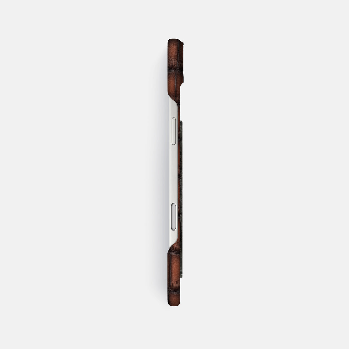 Classic Case With Carbon Dragon For iPhone 17 Air In Patina Alligator -3 | Baobab-Steel