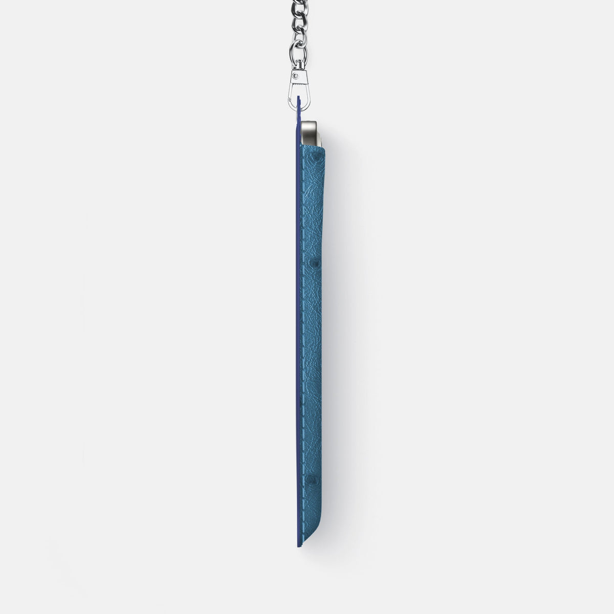 Crossbody Bag For iPhone 18 Pro Max In Ostrich -4 | Blue-Jeans-Steel