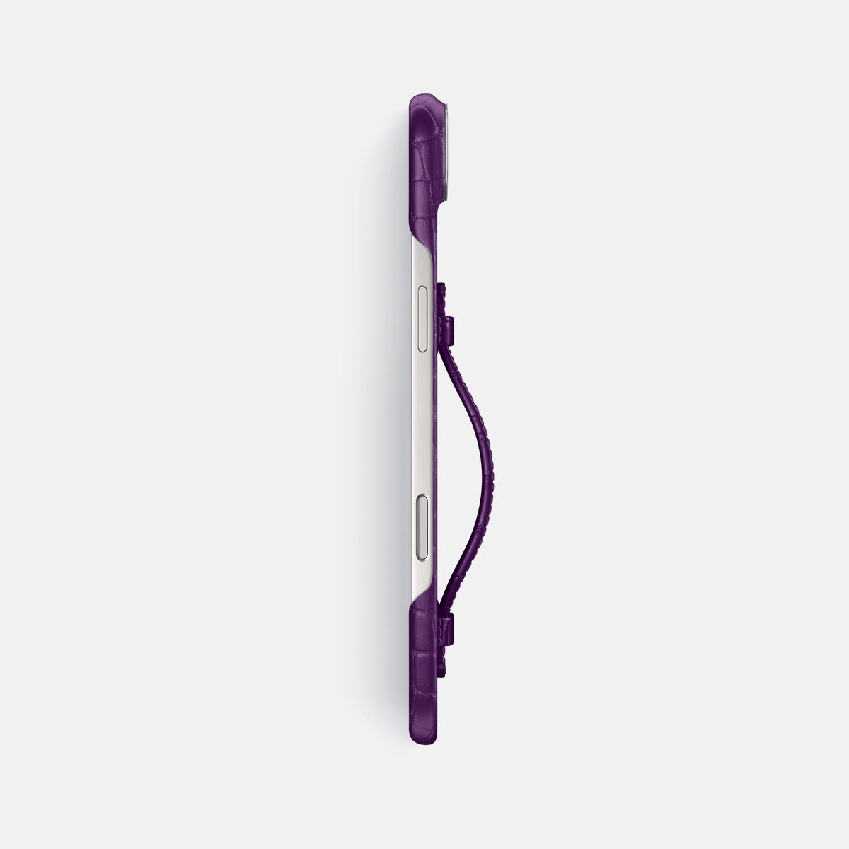 Center Handle For iPhone 17 Air In Alligator -3 | Purple-Steel