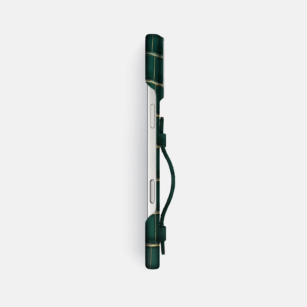 Handle Case For iPhone 17 Pro Max In Patina Alligator -3 | Cambridge-Steel