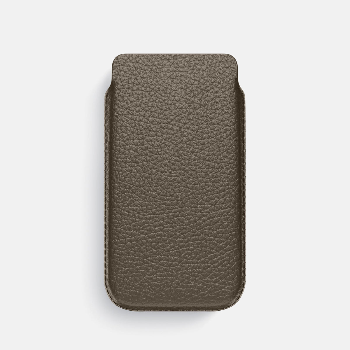 Pouch Case For iPhone 18 Pro In Calf -1 | Taupe
