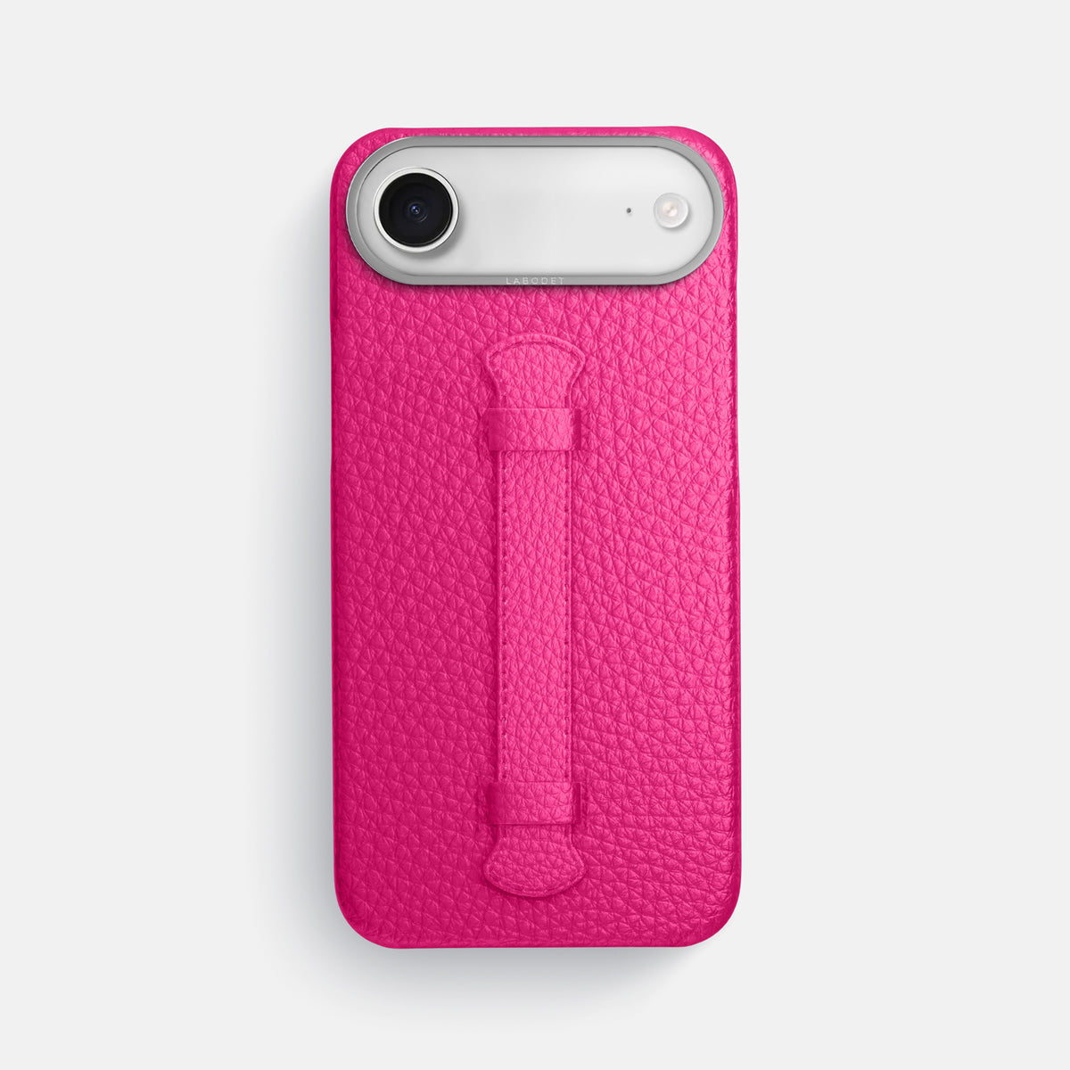 Center Handle For iPhone 17 Air In Calf -1 | Magenta-Steel