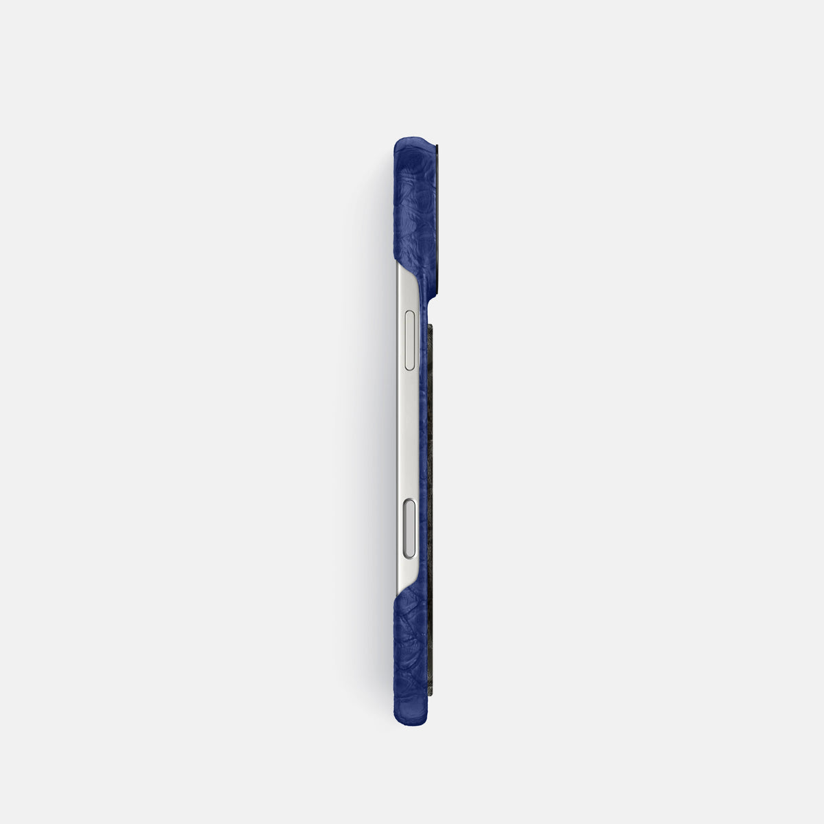 Classic Case With Carbon Dragon For iPhone 17 Pro In Python -3 | Royal-Blue-Black