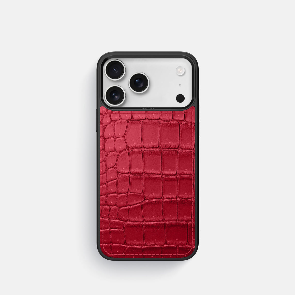 Sport Case For iPhone 17 Pro In Porosus Crocodile -1 | Burgundy