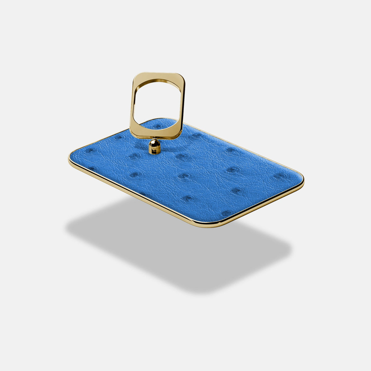 MagSafe Ring For iPhone 18 Pro In Ostrich -4 | Royal-Blue-Gold