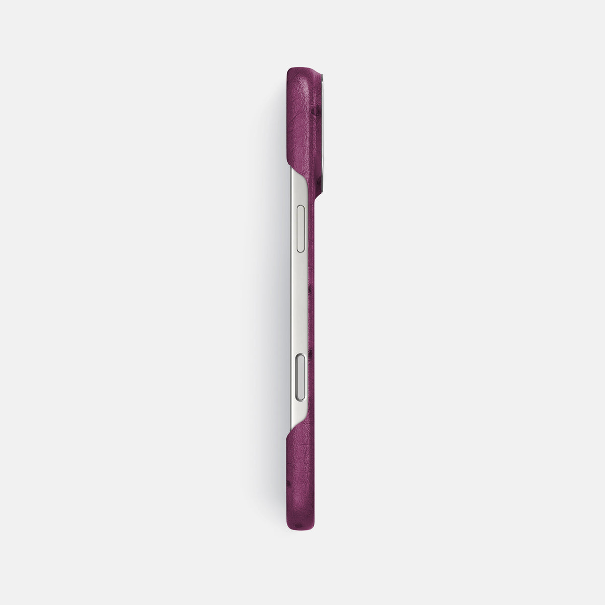 Classic Case For iPhone 17 Pro Max In Ostrich -3 | Purple-Steel
