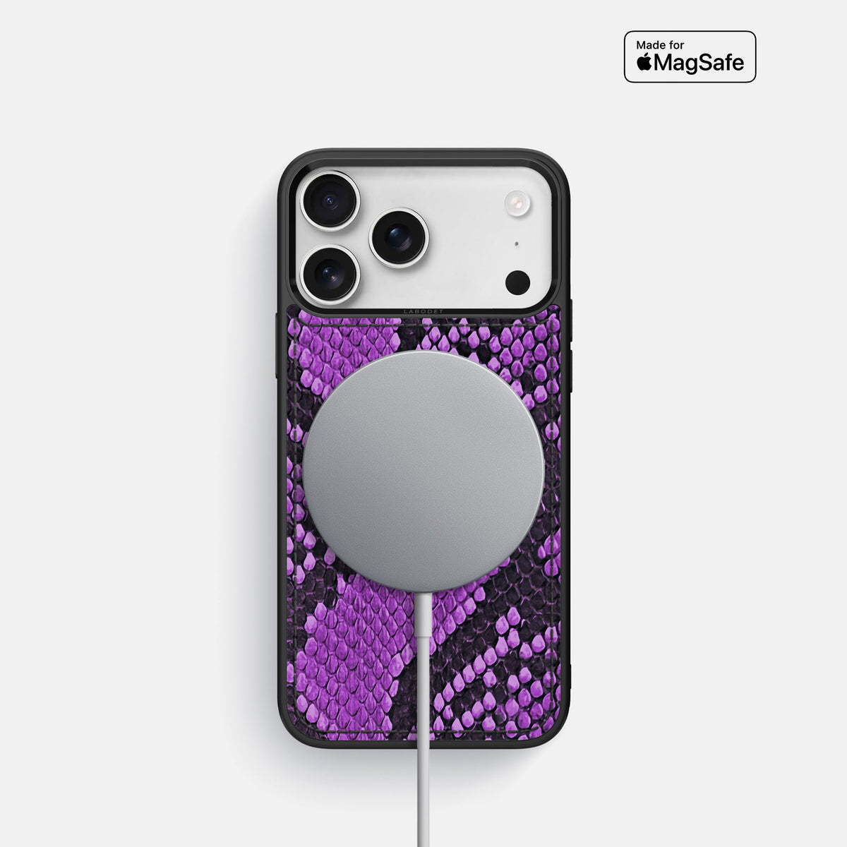 Sport Case For iPhone 18 Pro In Deluxe Python -5 | Purple