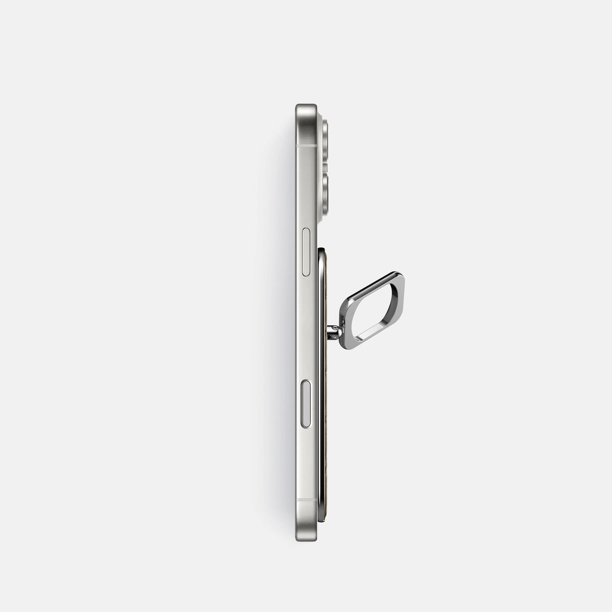 MagSafe Ring For iPhone 18 Pro In Porosus Crocodile -3 | Kaki-Green-Steel