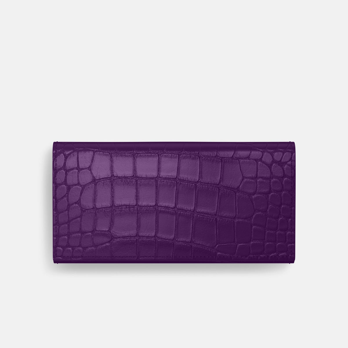 Wallet Case For iPhone 18 Pro In Alligator -3 | Purple