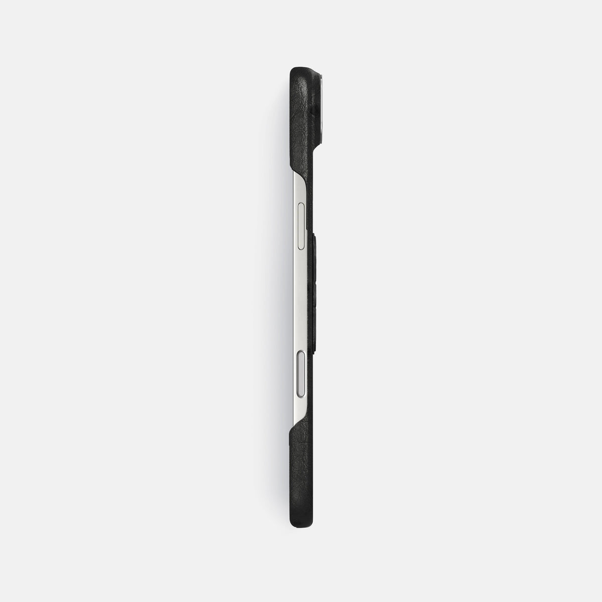 Classic Case With Carbon Skull For iPhone 17 Air In Ostrich -3 | Black-Steel