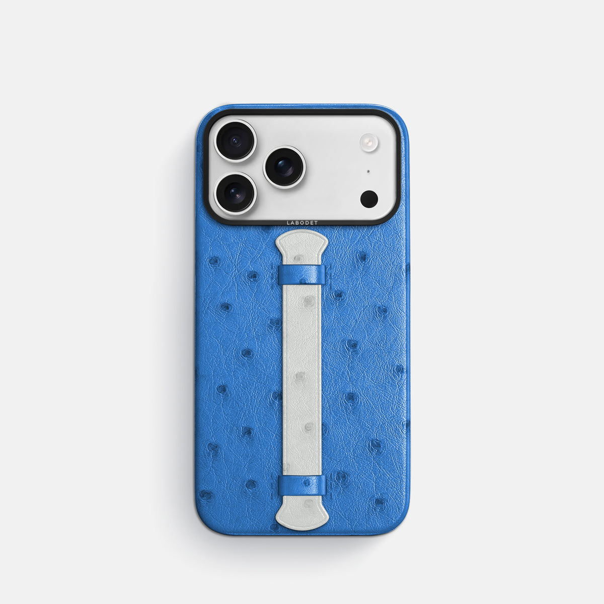 Center Handle Coloré For iPhone 17 Pro In Ostrich -1 | Royal-Blue-Black